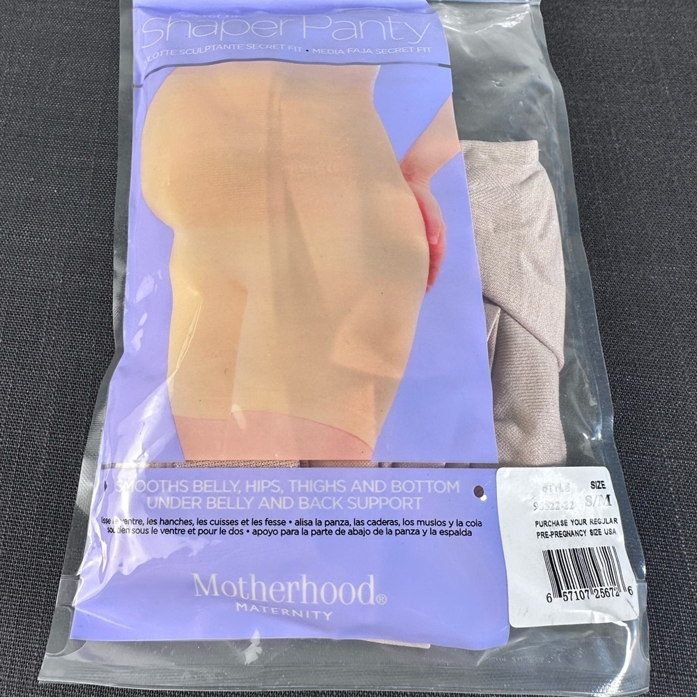 Motherhood Maternity Women's Shapewear Underwear  Seamless Support Size S/M